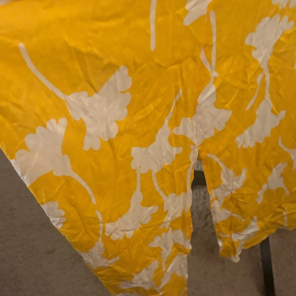 Diane Von Furstenberg Yellow and White Maxi Dress - Picture 4 of 7